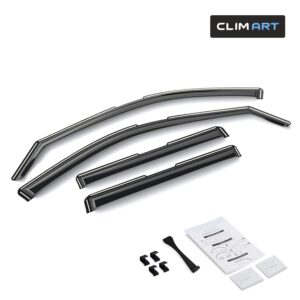 CLIM ART In-Channel Window Deflectors Extra Durable
