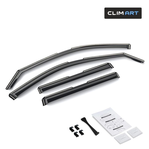 CLIM ART In-Channel Window Deflectors Extra Durable