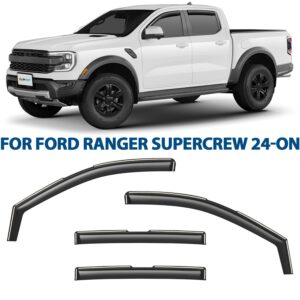 CLIM ART In-Channel Window Deflectors Extra Durable