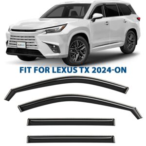 CLIM ART In-Channel Window Deflectors Extra Durable