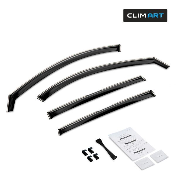 CLIM ART In-Channel Window Deflectors Extra Durable