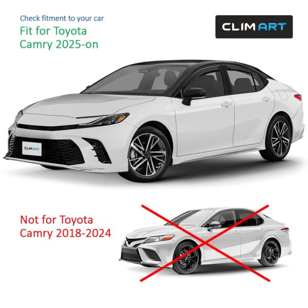 CLIM ART In-Channel Window Deflectors Extra Durable