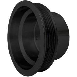 Small Block Chevy Serpentine Crankshaft Pulley - LWP - Black