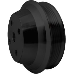 Chevy Serpentine Water Pump Pulley - LWP - Black