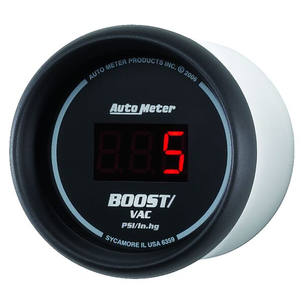 2-1/16 in. BOOST/VACUUM, 30 IN HG/30 PSI, SPORT-COMP DIGITAL