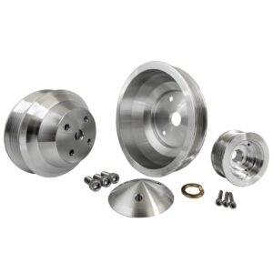 Small Block Chevy High Flow Serpentine Pulley Kit - LWP