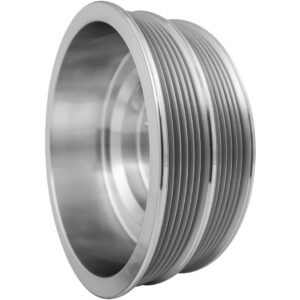 Small Block Chevy High Flow Serpentine Crankshaft Pulley - LWP - 2V