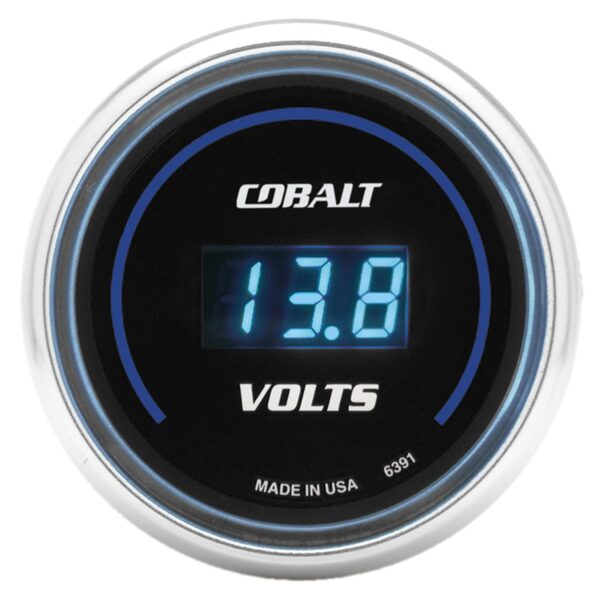 2-1/16 in. VOLTMETER, 8-18V, COBALT