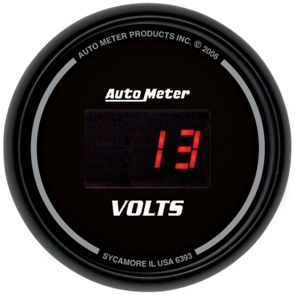 2-1/16 in. VOLTMETER, 8-18V, SPORT-COMP DIGITAL