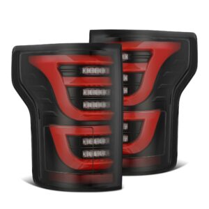 AlphaRex- LED Taillights Black Red