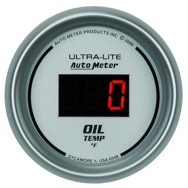 2-1/16 in. OIL TEMPERATURE, 0-340 Fahrenheit, ULTRA-LITE DIGITAL