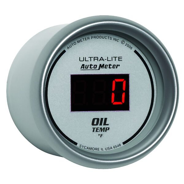 2-1/16 in. OIL TEMPERATURE, 0-340 Fahrenheit, ULTRA-LITE DIGITAL