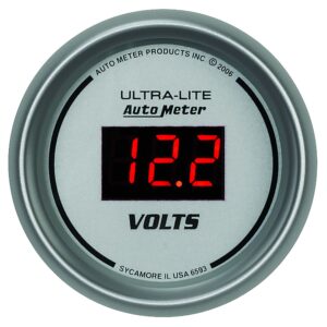 2-1/16 in. VOLTMETER, 8-18V, ULTRA-LITE DIGITAL
