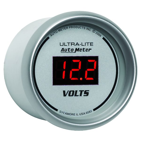 2-1/16 in. VOLTMETER, 8-18V, ULTRA-LITE DIGITAL