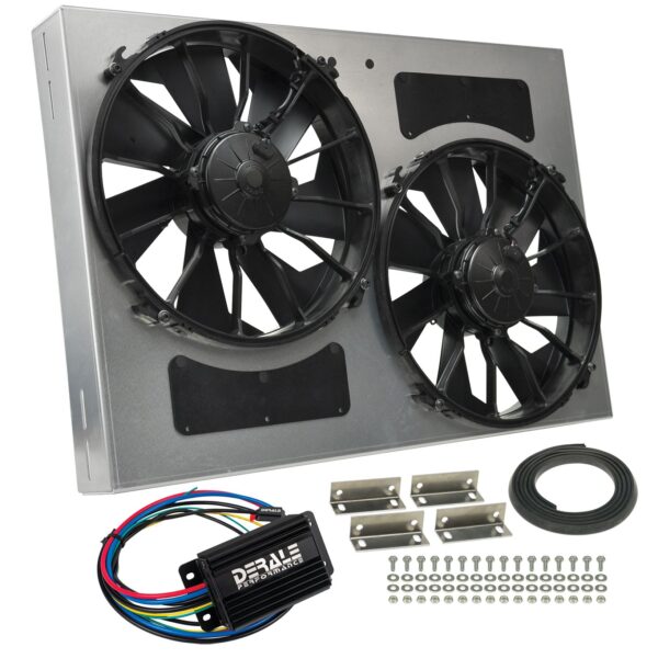 Powerpack - High Output Dual 12" RAD Fan/Aluminum Shroud w/ PWM Controller