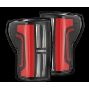AlphaRex- Prismatic LED Taillights Black-Red