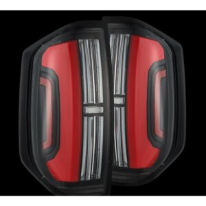 AlphaRex- Prismatic LED Taillights Black Red