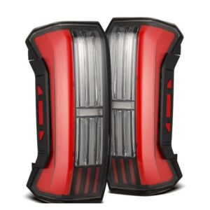 AlphaRex- Prismatic LED Taillights Black Red