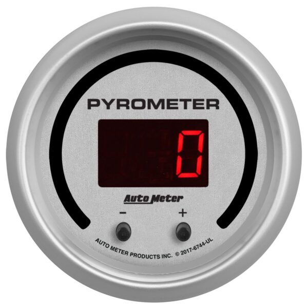 GAUGE, PYROMETER, 2 1/16", TWO CHANNEL, SELECTABLE, ULTRA-LITE ELITE DIGITAL