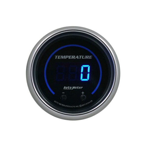 GAUGE, FLUID TEMPERATURE, 2 1/16", TWO CHANNEL, SELECTABLE, COBALT ELITE DIGITAL