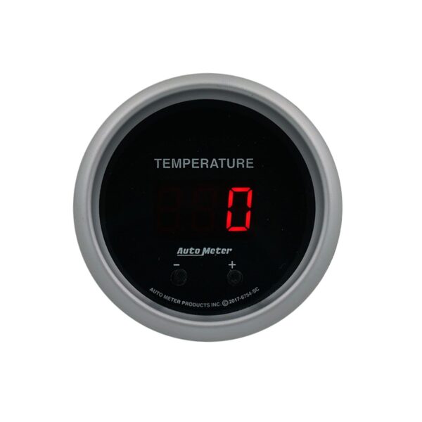 GAUGE, FLUID TEMPERATURE, 2 1/16", 2 CHAN, SELECTABLE, SPORT-COMP ELITE DIGITAL