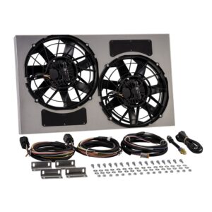 Powerpack - Brushless Dual 12" RAD Fan/Alum Shroud Kit w/ PWM Controller