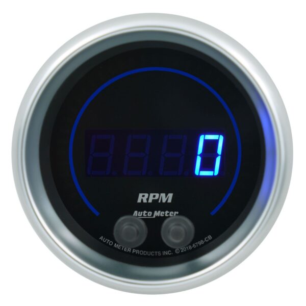 GAUGE, TACHOMETER, 3 3/8", 16K RPM, IN-DASH, COBALT ELITE DIGITAL