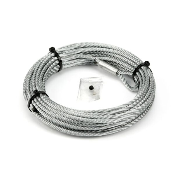 WIRE ROPE ASSEMBLY 7/32 Inch Diameter x 55 Foot Length