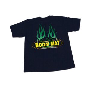 DEI 70132 Boom Mat T-Shirt Large Black Cotton 070132