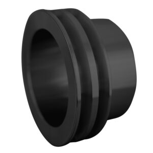 Big Block Chevy V-Belt Crankshaft Pulley - 2V - LWP - Black