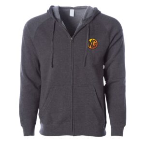 KC The Original Zip-up Hoodie - Heather Gray - Medium