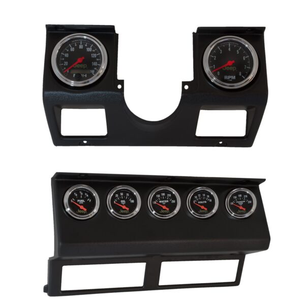 7 GAUGE DIRECT-FIT DASH KIT, WRANGLER YJ 87-96, JEEP