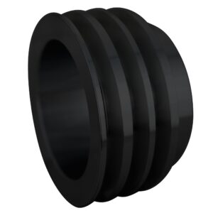 Big Block Chevy V-Belt Crankshaft Pulley - 3V - LWP - Black