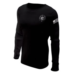 KC Trailblazer Long Sleeve Tee Shirt - Black - Medium