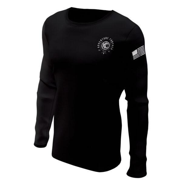 KC Trailblazer Long Sleeve Tee Shirt - Black - Medium