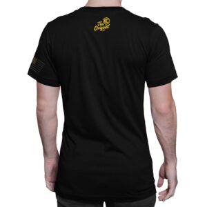 KC Classic Yellow Logo Tee Shirt - Black - 3X-Large