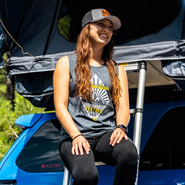 KC Women's Adventure Further Tank - Blue - Small