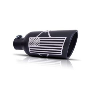 Patriot Flag;Rolled Edge Angle Exhaust Tip