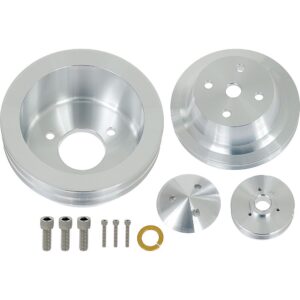 Big Block Chevy High Flow V-Belt Pulley Kit - 2V - LWP