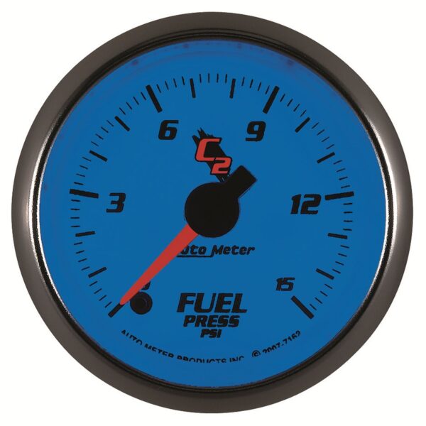 2-1/16 in. FUEL PRESSURE, 0-15 PSI, C2