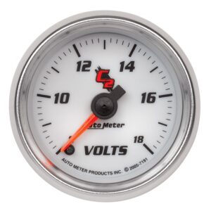 2-1/16 in. VOLTMETER, 8-18V, C2
