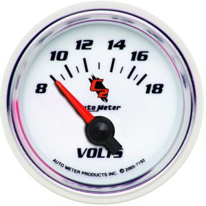 2-1/16 in. VOLTMETER, 8-18V, C2