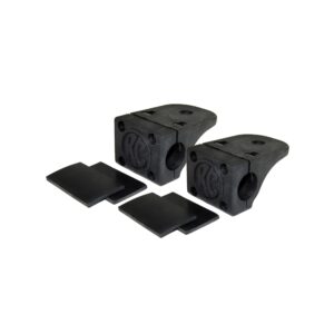 KC Hilites Bracket Set - Tube Clamp Light Mount - Rubber Adjustment Shims - 0.75 in - 1.0 in