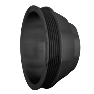 Big Block Chevy High Flow Serpentine Cranksfhaft Pulley - LWP - 1V - Black