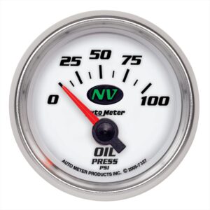 2-1/16 in. OIL PRESSURE, 0-100 PSI, NV