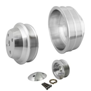 Big Block Chevy High Flow Serpentine Pulley Kit - LWP - 2V