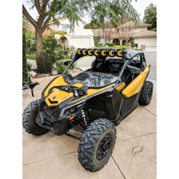 KC HiLITES Bracket Set - 45in Pro6 Gravity LED - 7-Light Bar - Overhead Mount - Pair - 17-23 Can-Am Maverick X3