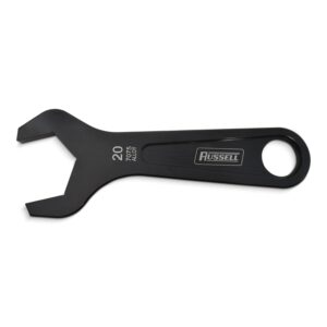 20AN Russell Single Hose End Wrench With Anodized Finish