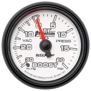 2-1/16 in. BOOST/VACUUM, 30 IN HG/20 PSI, PHANTOM II