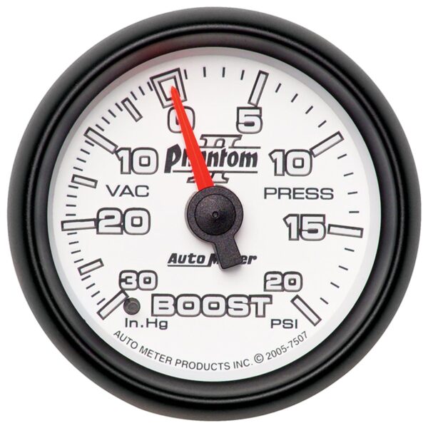 2-1/16 in. BOOST/VACUUM, 30 IN HG/20 PSI, PHANTOM II